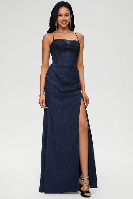 Robe Fourreau Scintillante Évasée - gallery 2