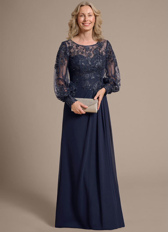 Robe Fourreau Longue Fluide - gallery 5