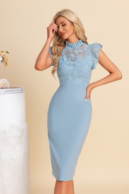 Robe Fourreau Bleu Roi