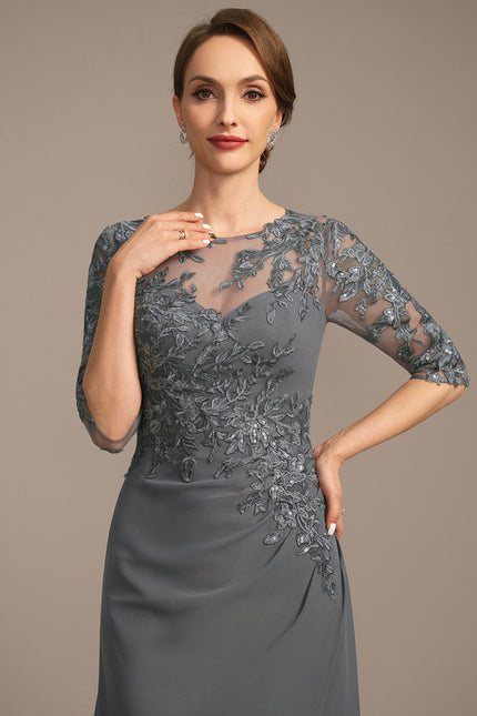 Robe Fourreau Longue Fluide - gallery 2