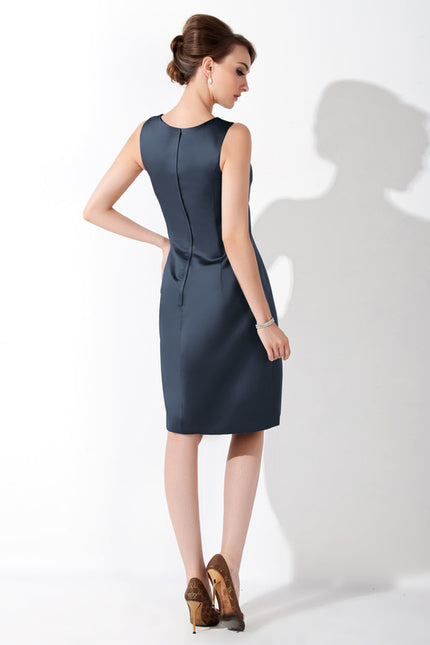 Robe Fourreau Bleu Nuit Chic - gallery 5
