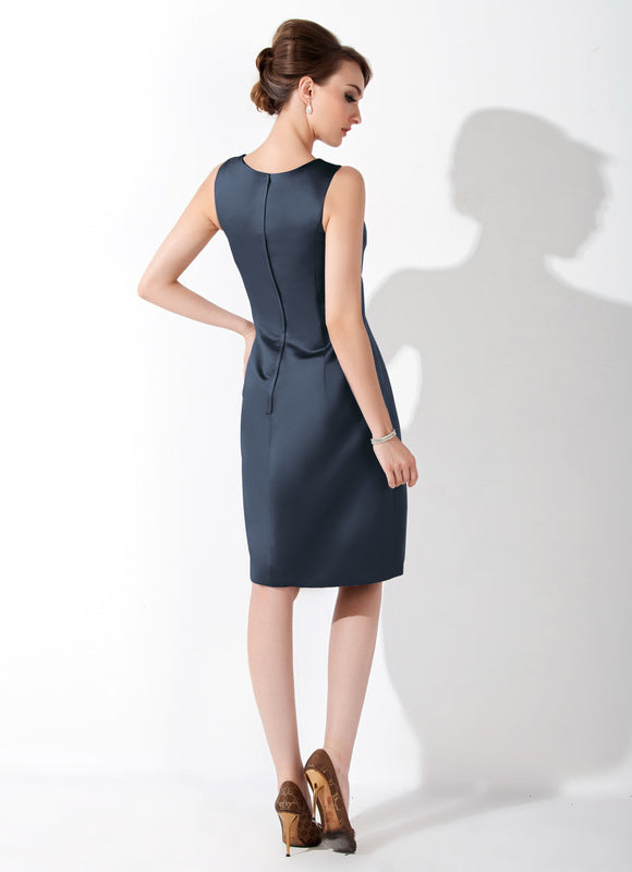 Robe Fourreau Bleu Nuit Chic - gallery 5