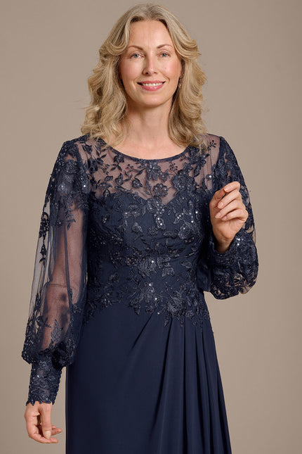 Robe Fourreau Longue Fluide - gallery 3