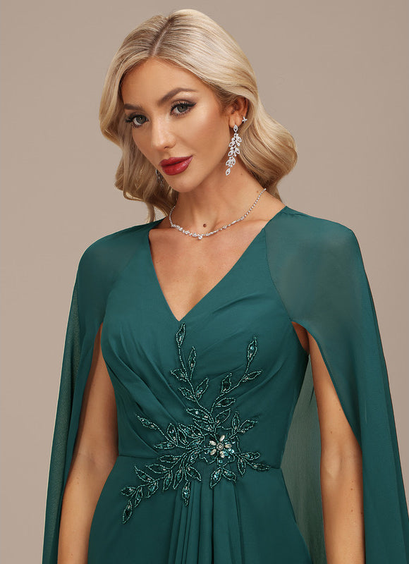 Robe Fourreau Vaporeuse Émeraude - gallery 6