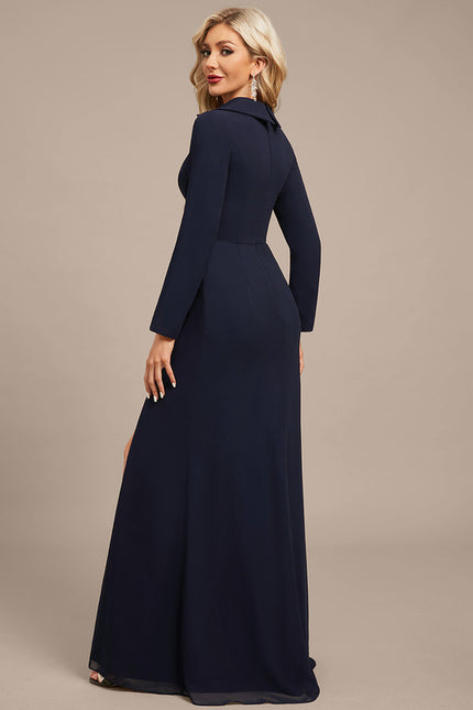 Robe Fourreau Chic Marine - gallery 5
