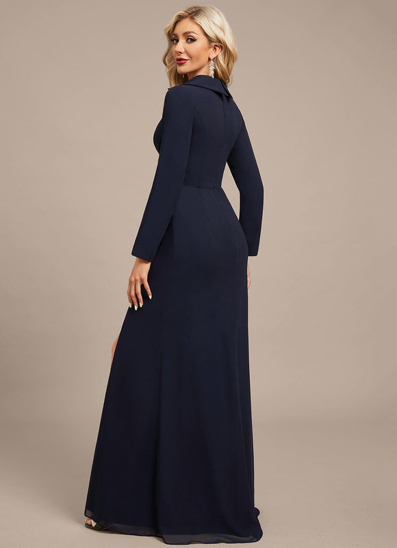 Robe Fourreau Chic Marine - gallery 5