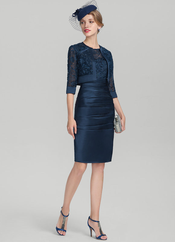 Robe Fourreau Élégance Satinée - gallery 6