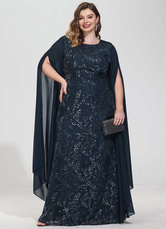 Robe Fourreau Éclat Marine - gallery 9