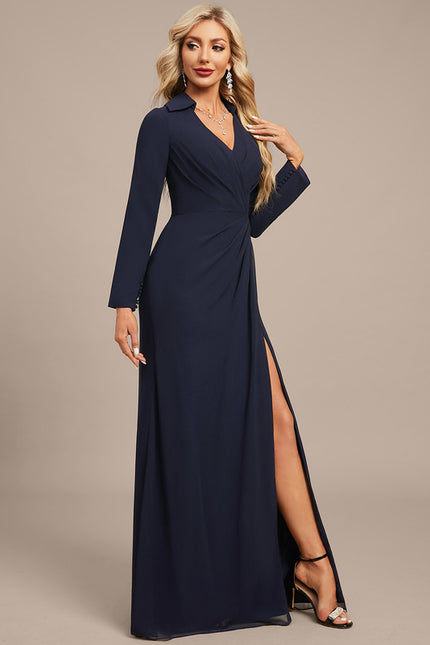 Robe Fourreau Chic Marine - gallery 3
