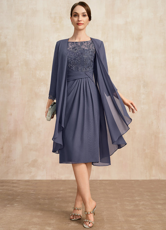 Robe Fourreau Mère Mariée Chic - gallery 7