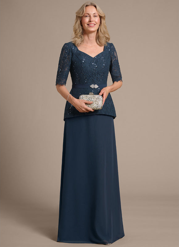 Robe Fourreau Longue Émeraude Élégante