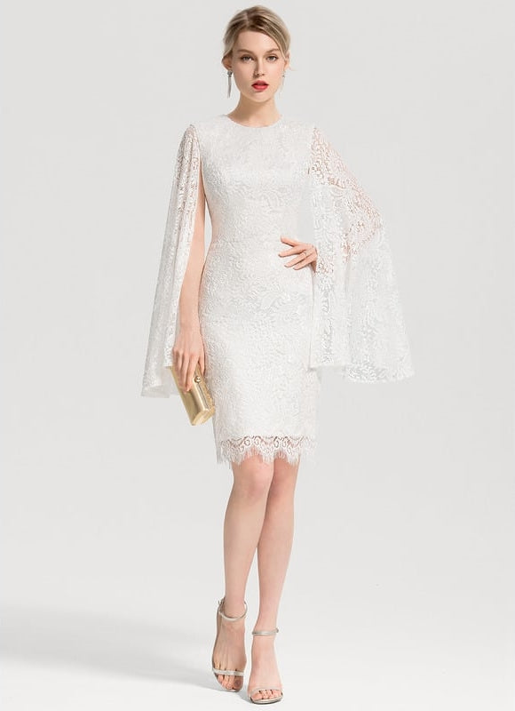 Robe Fourreau Vêtement Nupcial Chic - gallery 1