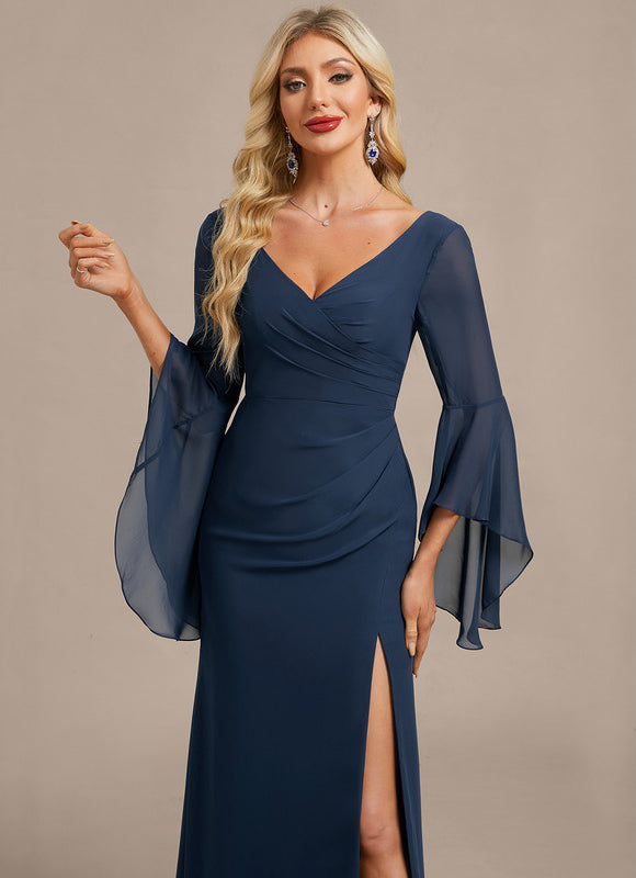 Robe Fourreau Marine - gallery 1