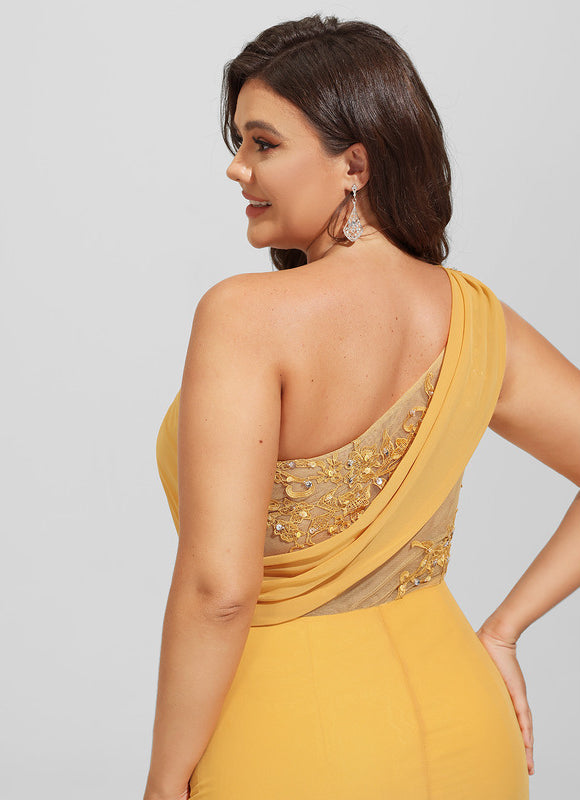 Robe Fourreau Jaune Couture - gallery 9