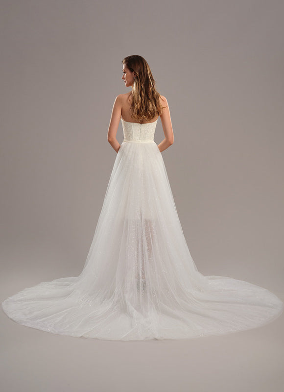 Robe Mariee Fourreau Soie - gallery 6