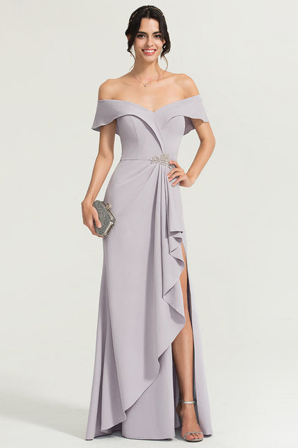 Robe Fourreau Lilas Raffiné