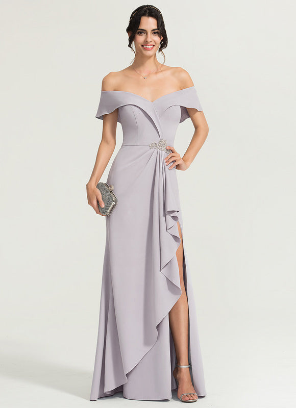 Robe Fourreau Lilas Raffiné