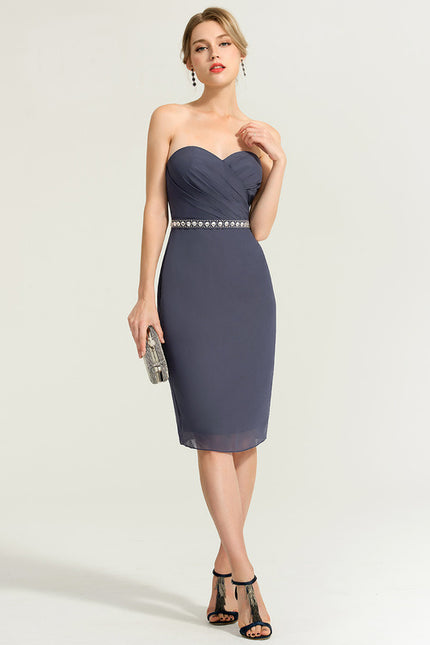 Robe Fourreau Nuit Marine Chic - gallery 2