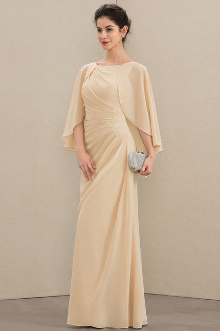 Robe Fourreau Écrue Élégante - gallery 2