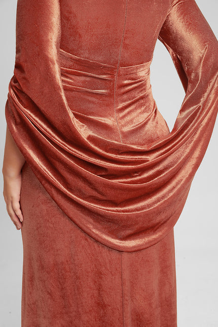 Robe Fourreau Terracotta - gallery 8