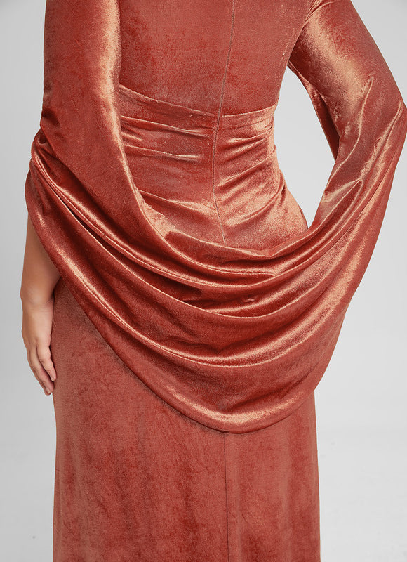 Robe Fourreau Terracotta - gallery 8