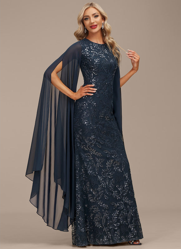 Robe Fourreau Éclat Marine - gallery 5