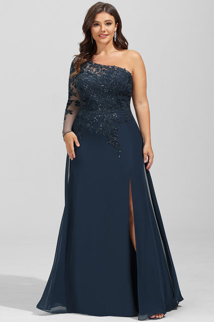 Robe Fourreau Luxe Asymétrique - gallery 6