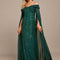 Robe Fourreau Émeraude Couture