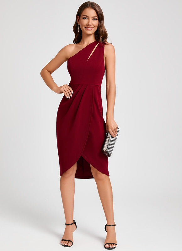 Robe Fourreau Élégance Rubis - gallery 1