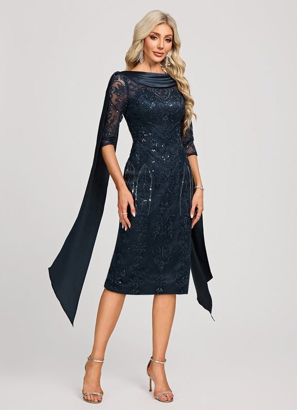 Robe Fourreau Col Benitier