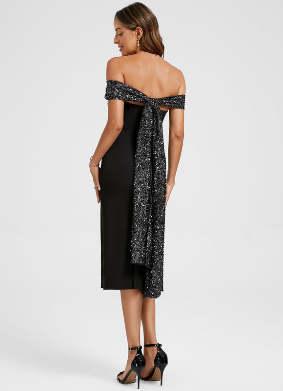 Robe Fourreau Noire Chic - gallery 6