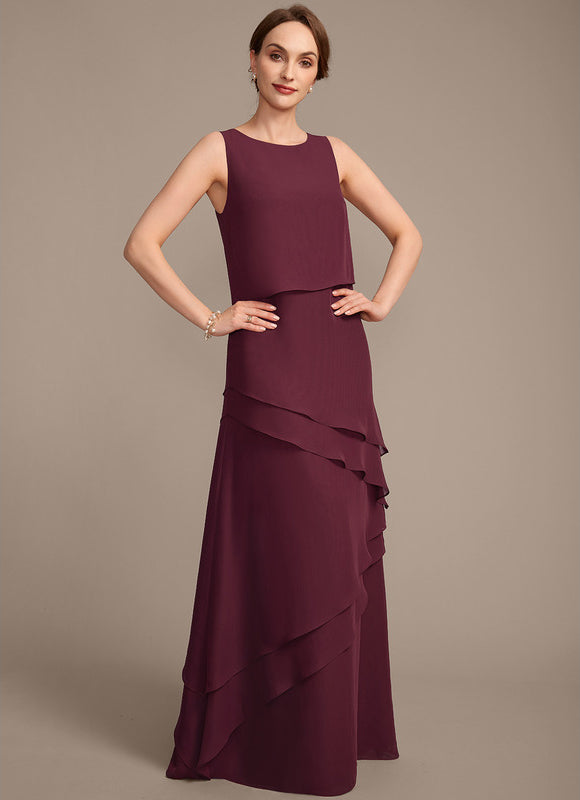 Robe Fourreau Cascade Bordeaux - gallery 5