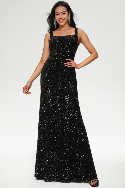 Robe Fourreau De Soirée Scintillante - gallery 3