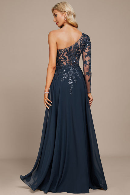 Robe Fourreau Luxe Asymétrique - gallery 4