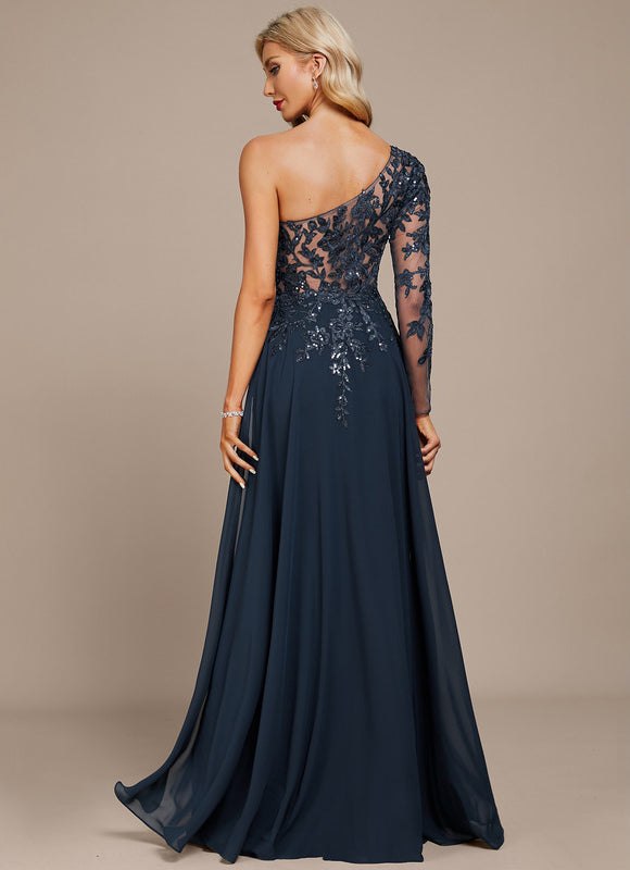 Robe Fourreau Luxe Asymétrique - gallery 4