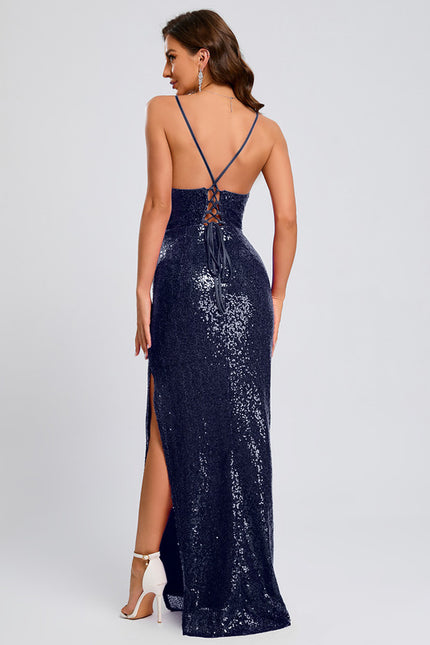 Robe Fourreau Pailletée Ajustée