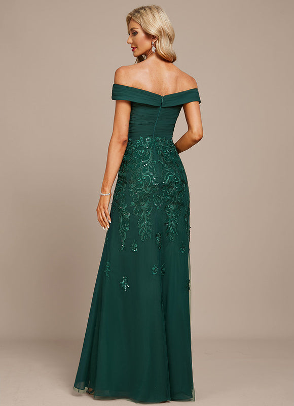 Robe Fourreau Émeraude Couture - gallery 5