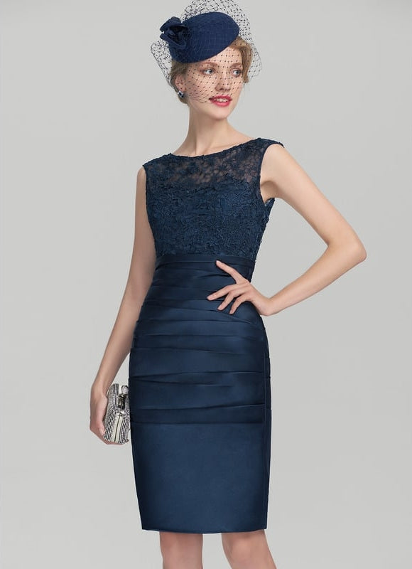 Robe Fourreau Élégance Satinée - gallery 1