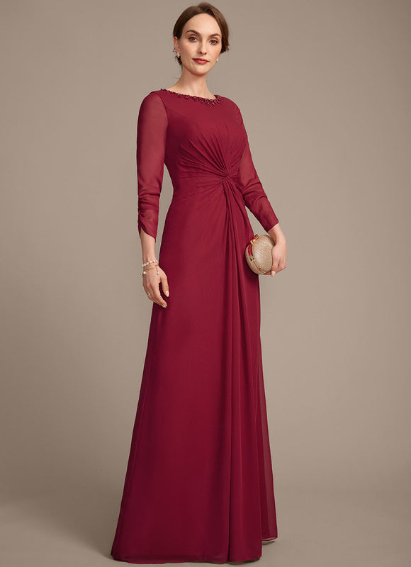 Robe Fourreau Bordeaux Élégante - gallery 5