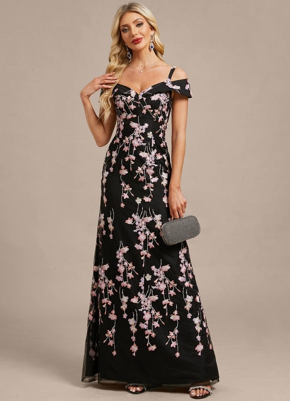 Robe Fourreau Col Bardot - gallery 2