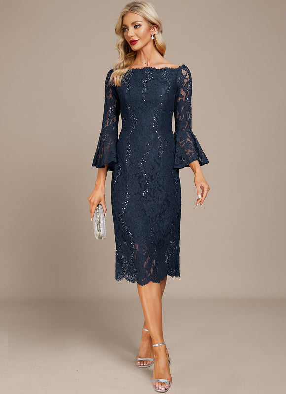 Robe Fourreau Dentelle Chic - gallery 2