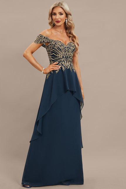 Robe Fourreau Soirée Étoilée - gallery 4