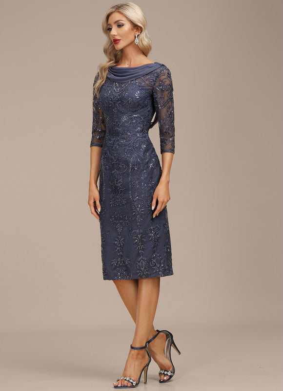 Robe Fourreau Col Bateau Chic - gallery 4