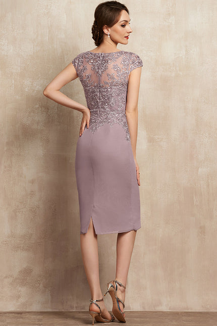 Robe Fourreau Lavande Chic - gallery 8