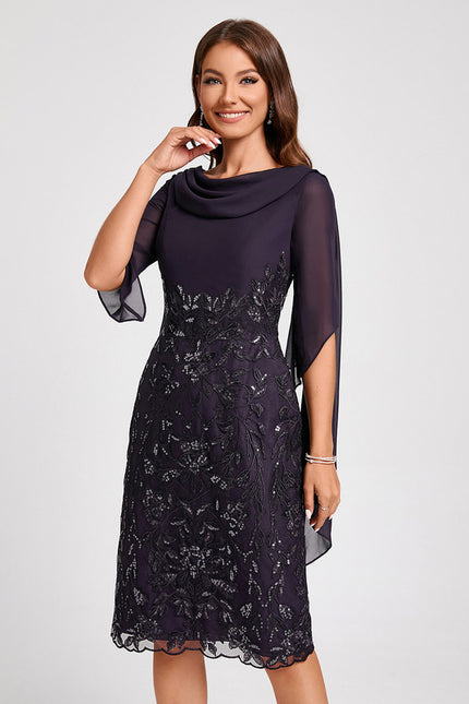 Robe Fourreau Étoile Noire - gallery 6