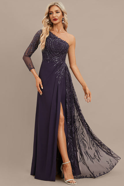 Robe Fourreau Longue Étoilée - gallery 2