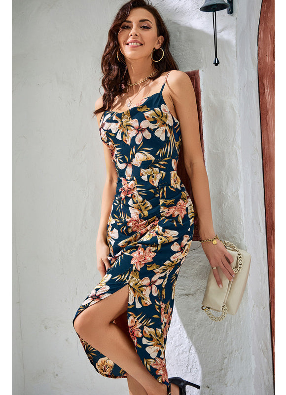 Robe Fourreau Fleurie Élégante - gallery 2