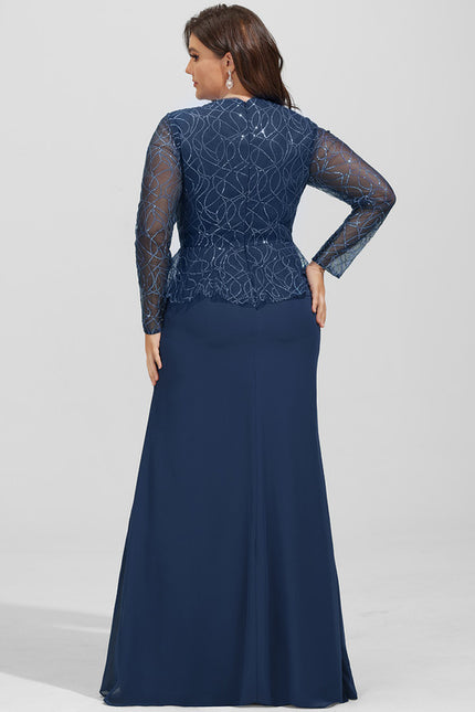 Robe Fourreau Longue Pailletée - gallery 9