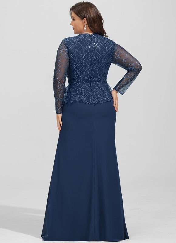 Robe Fourreau Longue Pailletée - gallery 9