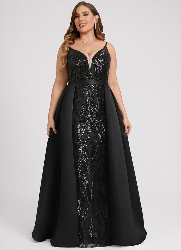 Robe Fourreau Noire Glamour - gallery 6
